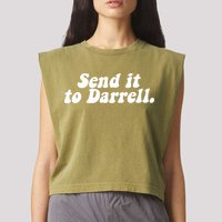 Send It To Daryl Garment-Dyed Women's Muscle Tee