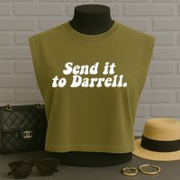 Send It To Daryl Garment-Dyed Women's Muscle Tee