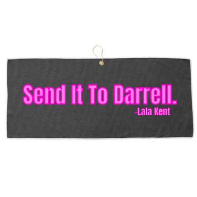 Send It To Darrell Large Microfiber Waffle Golf Towel