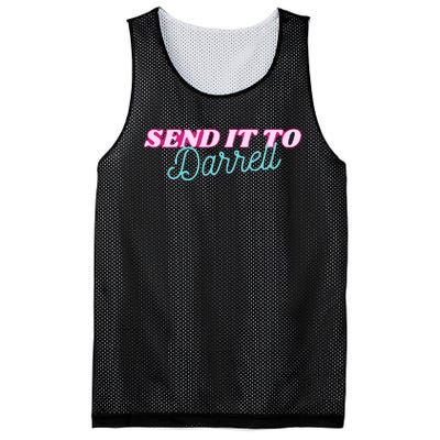 Send It To Darrell Mesh Reversible Basketball Jersey Tank