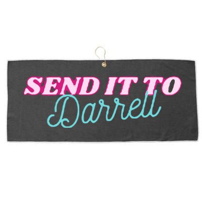 Send It To Darrell Large Microfiber Waffle Golf Towel