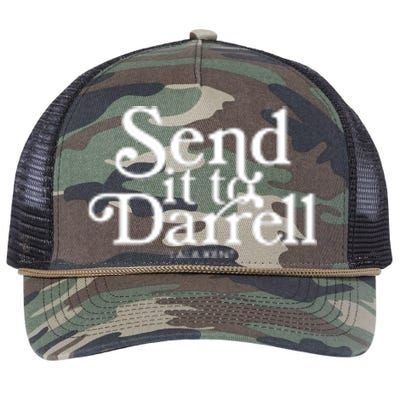 Send It To Darrell Retro Rope Trucker Hat Cap