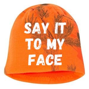 Say It To My Face Kati - Camo Knit Beanie