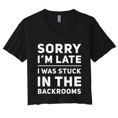 Stuck In The Backrooms Liminal Space Crop Top