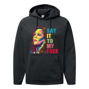 Say It To My Face Performance Fleece Hoodie