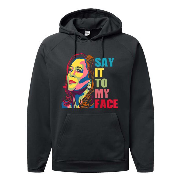 Say It To My Face Performance Fleece Hoodie