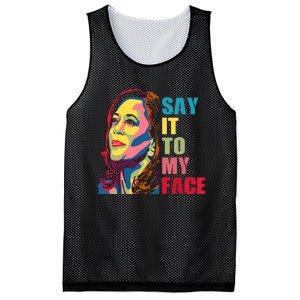 Say It To My Face Mesh Reversible Basketball Jersey Tank