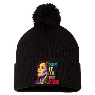 Say It To My Face Pom Pom 12in Knit Beanie