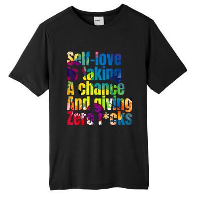 SelfLove Is Taking A Chance & Giving ZRO FKS Color Splash Tall Fusion ChromaSoft Performance T-Shirt