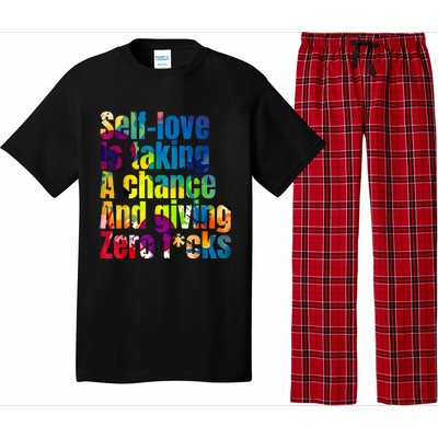 SelfLove Is Taking A Chance & Giving ZRO FKS Color Splash Pajama Set