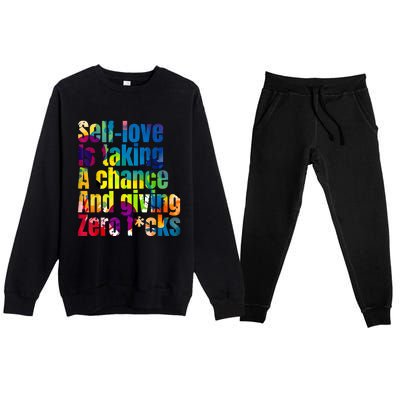 SelfLove Is Taking A Chance & Giving ZRO FKS Color Splash Premium Crewneck Sweatsuit Set