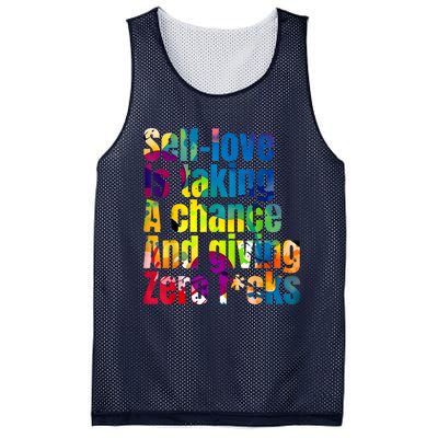 SelfLove Is Taking A Chance & Giving ZRO FKS Color Splash Mesh Reversible Basketball Jersey Tank