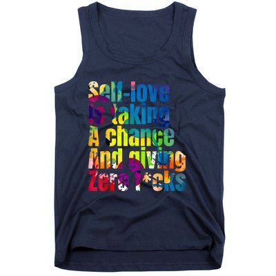 SelfLove Is Taking A Chance & Giving ZRO FKS Color Splash Tank Top