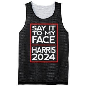 Say It To My Face Harris 2024 Mesh Reversible Basketball Jersey Tank