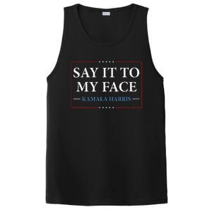 Say It To My Face Kamala Harris Debates 2024 PosiCharge Competitor Tank