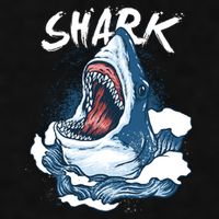 Shark In The Ocean Cool Sharks Week Waves Bite Ladies PosiCharge Tri-Blend Wicking Tank