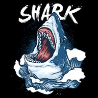 Shark In The Ocean Cool Sharks Week Waves Bite Flexfit Unipanel Trucker Cap