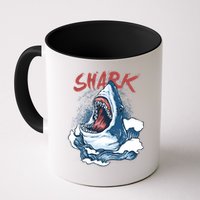 Shark In The Ocean Cool Sharks Week Waves Bite Mug