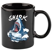 Shark In The Ocean Cool Sharks Week Waves Bite 11oz C Handle Ceramic Mug