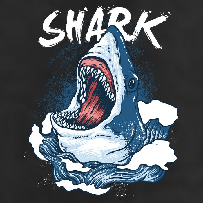 Shark In The Ocean Cool Sharks Week Waves Bite Tumbler