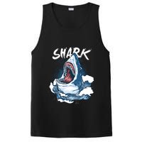 Shark In The Ocean Cool Sharks Week Waves Bite PosiCharge Competitor Tank