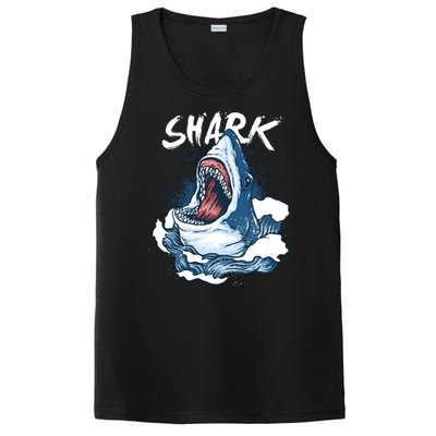 Shark In The Ocean Cool Sharks Week Waves Bite PosiCharge Competitor Tank