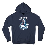 Shark In The Ocean Cool Sharks Week Waves Bite Hoodie