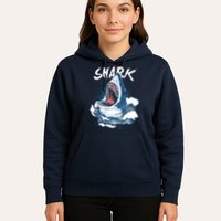 Shark In The Ocean Cool Sharks Week Waves Bite Hoodie