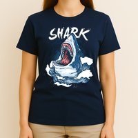 Shark In The Ocean Cool Sharks Week Waves Bite T-Shirt