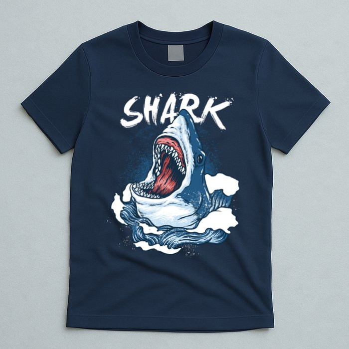 Shark In The Ocean Cool Sharks Week Waves Bite T-Shirt
