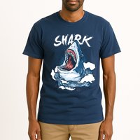 Shark In The Ocean Cool Sharks Week Waves Bite Tall T-Shirt