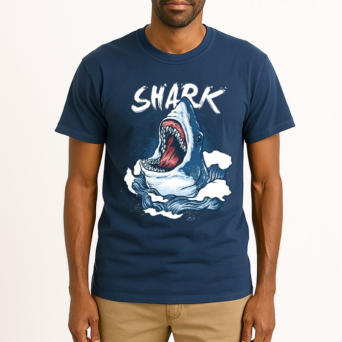 Shark In The Ocean Cool Sharks Week Waves Bite Tall T-Shirt