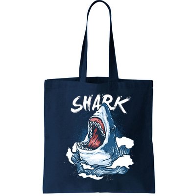 Shark In The Ocean Cool Sharks Week Waves Bite Bag