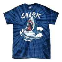 Shark In The Ocean Cool Sharks Week Waves Bite Tie-Dye T-Shirt