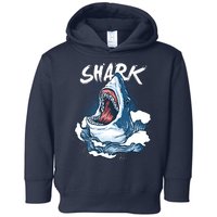 Shark In The Ocean Cool Sharks Week Waves Bite Toddler Hoodie