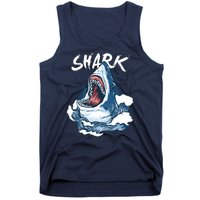 Shark In The Ocean Cool Sharks Week Waves Bite Tank Top