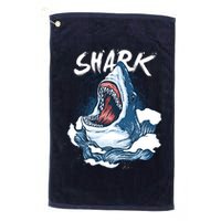 Shark In The Ocean Cool Sharks Week Waves Bite Golf Towel