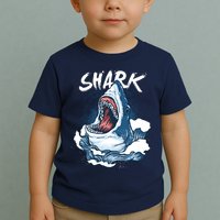 Shark In The Ocean Cool Sharks Week Waves Bite Toddler T-Shirt