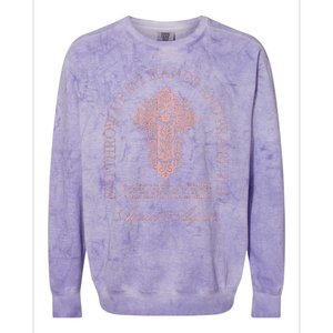 So I Throw Up My Hands B.R.A.N.D.O.N Lake And Praise You Colorblast Crewneck Sweatshirt