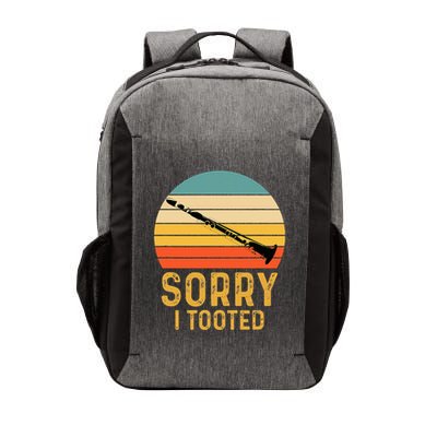 Sorry I Tooted Clarinet Funny Clarinetist Vector Backpack