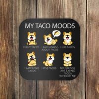 Shiba Inu Taco Lover Women Dog Owner Tacos Coaster