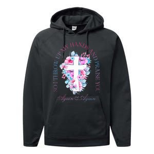 So I Throw Up My Hands B.R.A.N.D.O.N Lake And Praise You Performance Fleece Hoodie