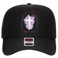 So I Throw Up My Hands B.R.A.N.D.O.N Lake And Praise You High Crown Mesh Back Trucker Hat