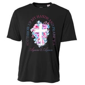 So I Throw Up My Hands B.R.A.N.D.O.N Lake And Praise You Cooling Performance Crew T-Shirt