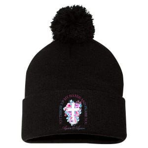 So I Throw Up My Hands B.R.A.N.D.O.N Lake And Praise You Pom Pom 12in Knit Beanie