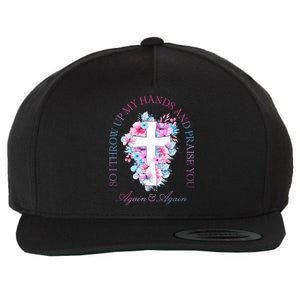 So I Throw Up My Hands B.R.A.N.D.O.N Lake And Praise You Wool Snapback Cap