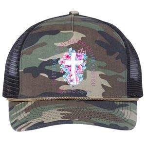 So I Throw Up My Hands B.R.A.N.D.O.N Lake And Praise You Retro Rope Trucker Hat Cap