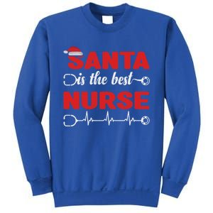 Santa Is The Best Nurse Nursing Christmas Cool Gift Sweatshirt