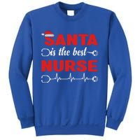 Santa Is The Best Nurse Nursing Christmas Cool Gift Sweatshirt