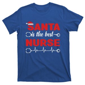 Santa Is The Best Nurse Nursing Christmas Cool Gift T-Shirt